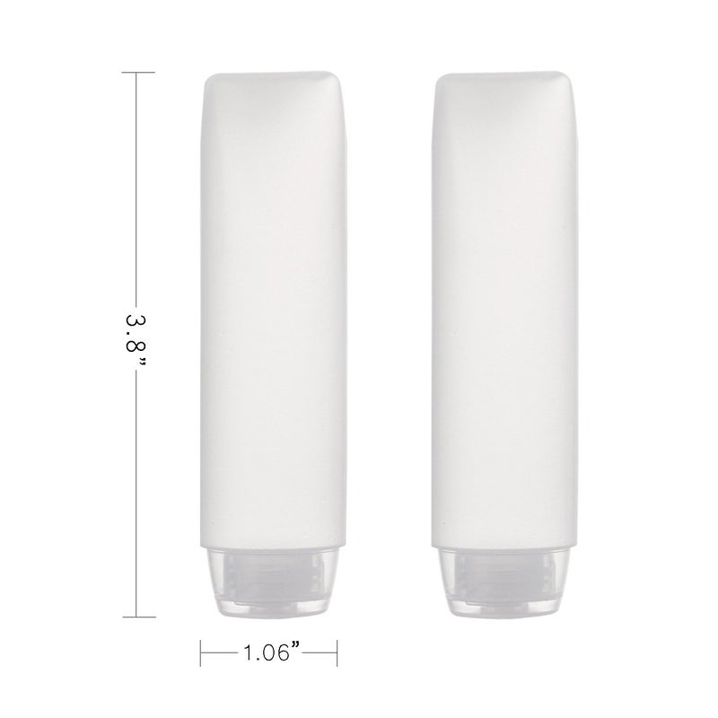 OTO 6 Pack Travel Size Plastic Squeeze Bottles for Liquids, 30ml/1 Fl. Oz TSA Approved Makeup Toiletry Cosmetic Containers - Image 2